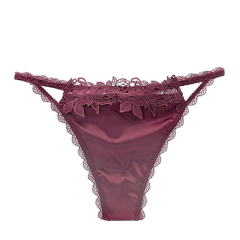 KSS SECRET Pacote com 7 calcinhas de cetim e renda T-back para mulheres, calcinhas sensuais de cintura baixa e fio dental_voghion.com