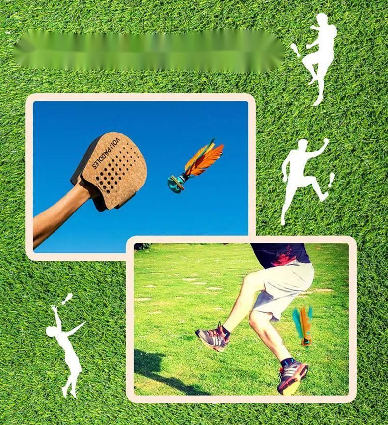 WABOBA Outdoor Sports Camping Handheld Shuttlecock Adult Children Interactive Toy Parent-Child Game Badminton Racket_voghion.com