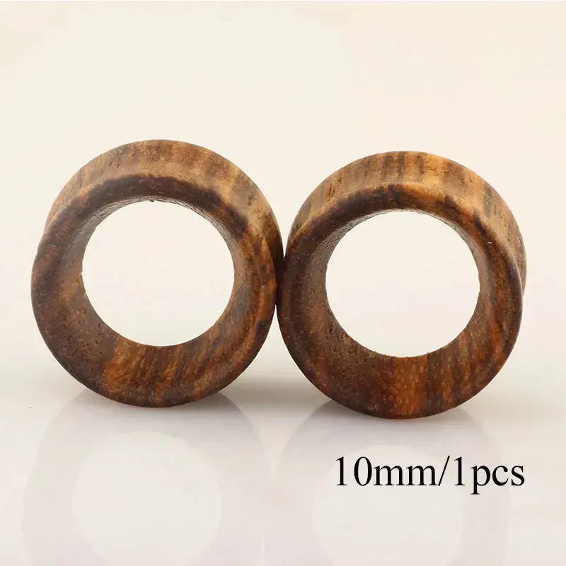 1 pz dilatatori per orecchie in legno, dilatatori per orecchino, punk, tunnel di carne, piercing, gioielli, corpo cavo, espansione 620 mm, 241217_voghion.com