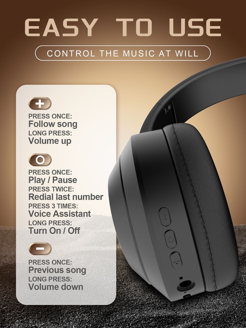 M1 HIFI Headset Bluetooth Headset Music Sports TYPE-C Wireless Headset DR58_voghion.com