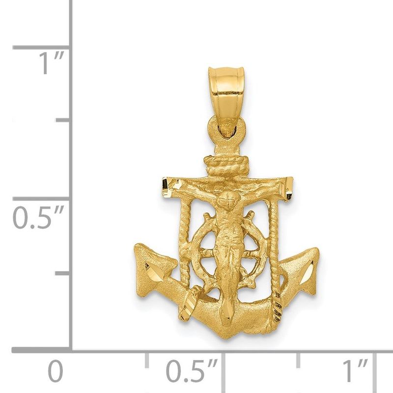 14k Mariners Cross Pendant_voghion.com