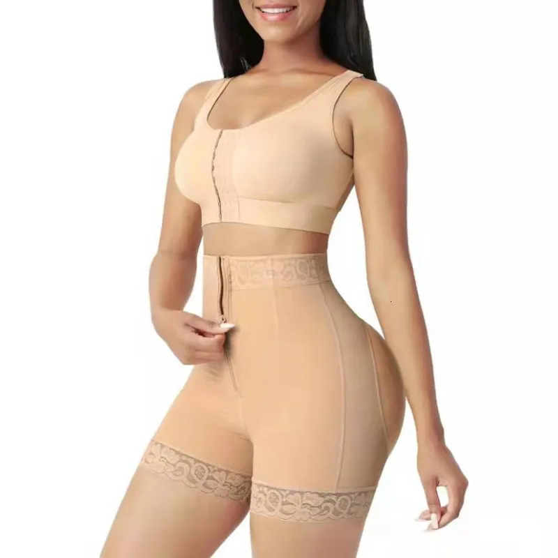 Taille Bauch Shaper VIP Frauen Bauch Control Fa Zipper Sexy Spitze Hüfte Taille Shorts Bodys Frauen Abnehmen Taille Trimmer_voghion.com