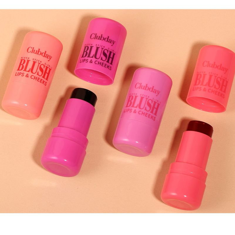 Clubday Beauty Hit Vierfarbiges Rouge Rouge Make-up Neues Produkt Matt Feuchtigkeitsspendend Q Elastic Jelly Blush Stick_voghion.com
