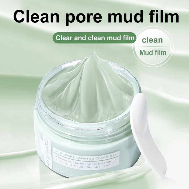 Treatments & Masks Mugwort Calming Mud Mask Apply Mask Cream_voghion.com