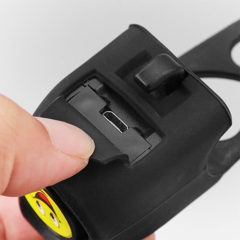 Sonnette électrique en silicone pour vélo de montagne électronique, accessoires de vélo_voghion.com