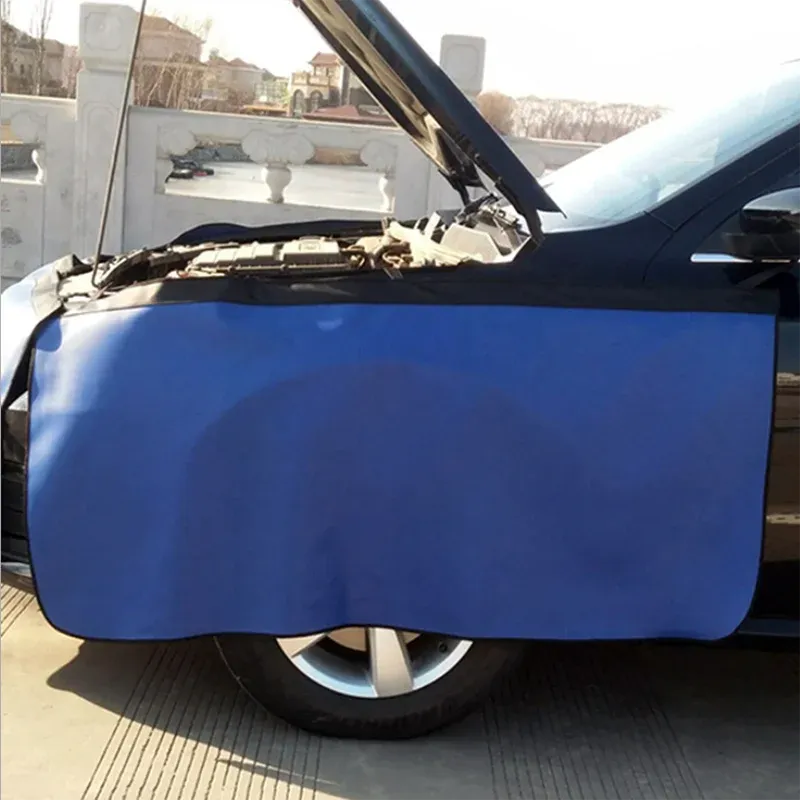 Universal Car Magnetic Front Fender Cover Foldable Protector Mechanic Work Mat Auto Repairing Pad_voghion.com