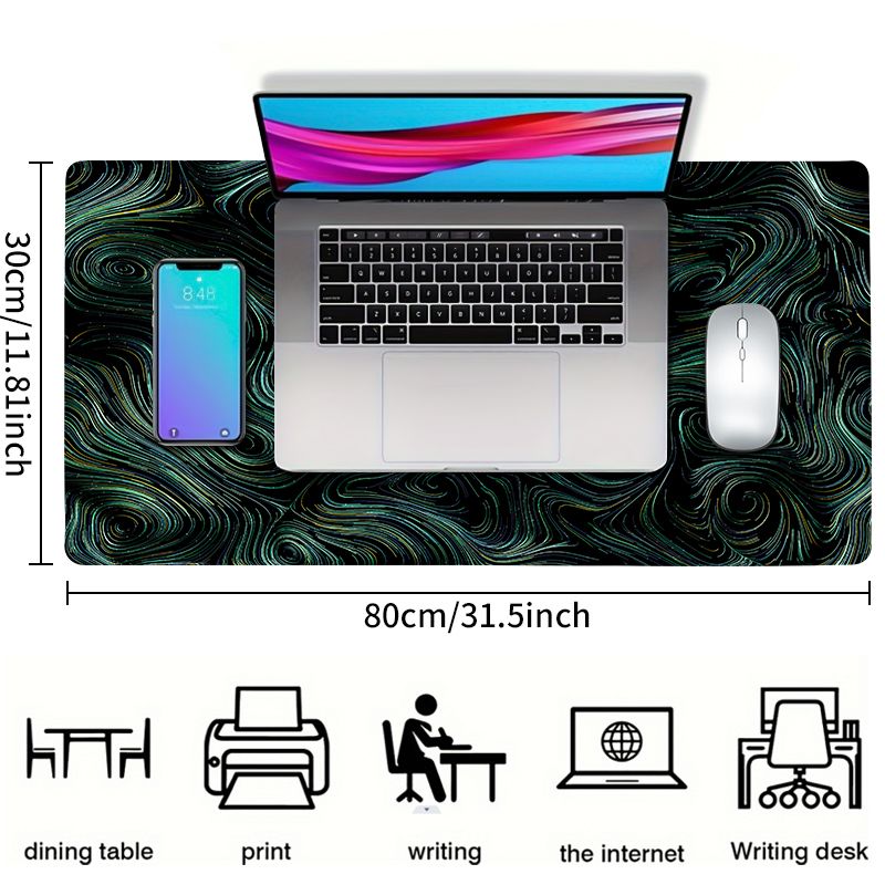 Maus Schreibtisch XXL Tastatur Teppich Anti-Rutsch Gummi Gamer Laptop Computer Mauspad groß_voghion.com