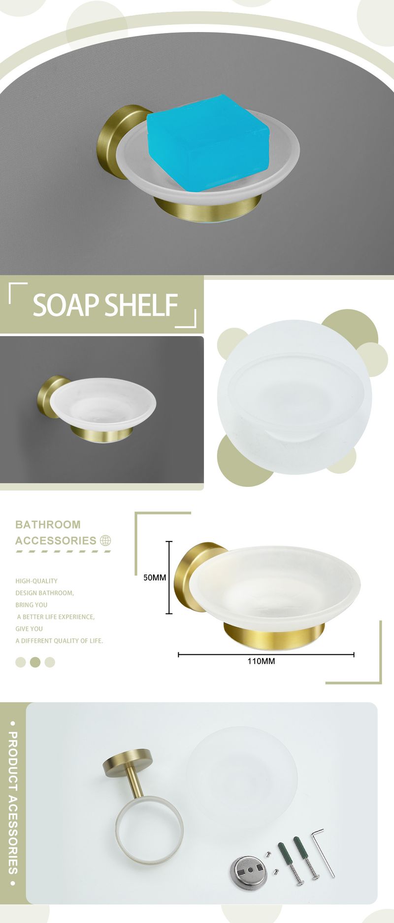 Escovado ouro 304 aço inoxidável toalheiro barra de toalha porta-lenços gancho para roupas linha gancho saboneteira banheiro pingente terno_voghion.com