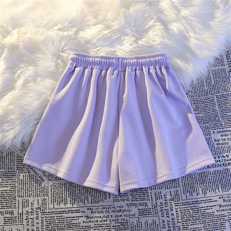 Women's Clothing Sports Shorts Ladies Loose Home Pajamas Wear Thin_voghion.com