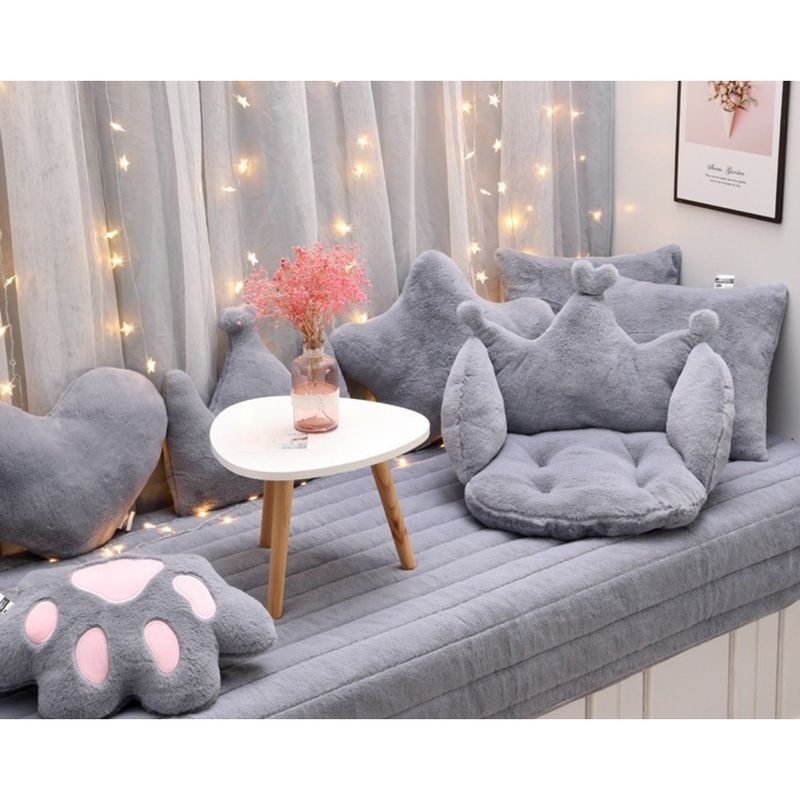 Tappetino da balcone in peluche alla moda 2025 Nuovo stile tinta unita_voghion.com