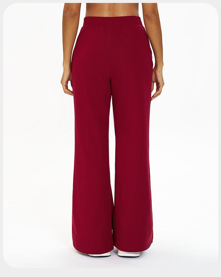 Dames joggingbroek met hoge taille en losse pasvorm, trekkoord en zakken - comfortabele casual joggingbroek voor yoga, hardlopen en dagelijks gebruik_voghion.com