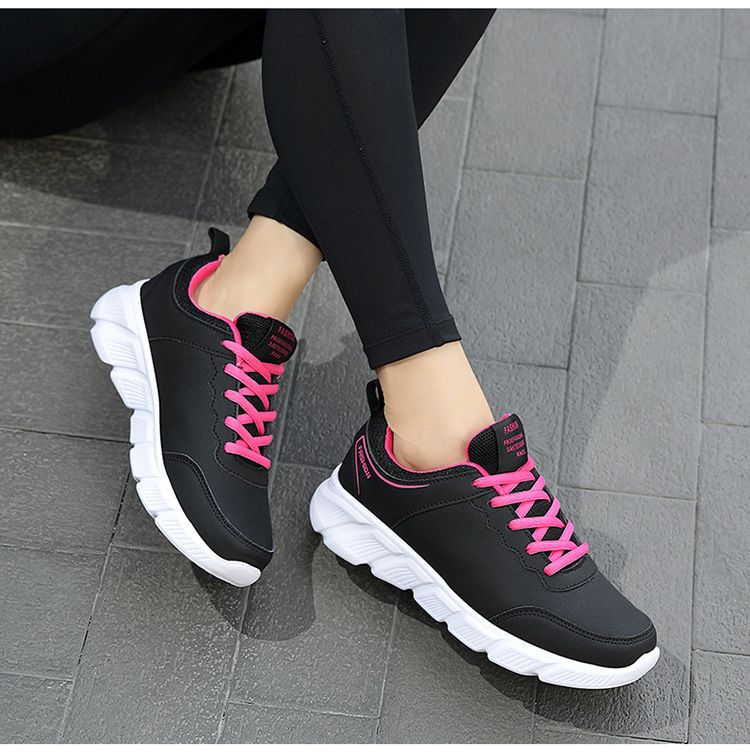 Lässige Laufschuhe für Damen, Herbst und Winter, Leder, leicht, große Fitnessschuhe sowie warme Sportschuhe aus Samt, Baumwollschuhe_voghion.com