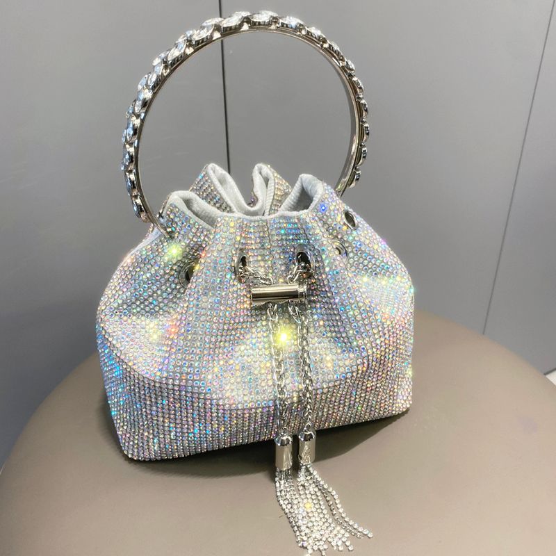 Portemonnees en handtassen voor vrouwen Luxe designer bucket clutch avondtas bankettas kristal strass schoudertassen_voghion.com