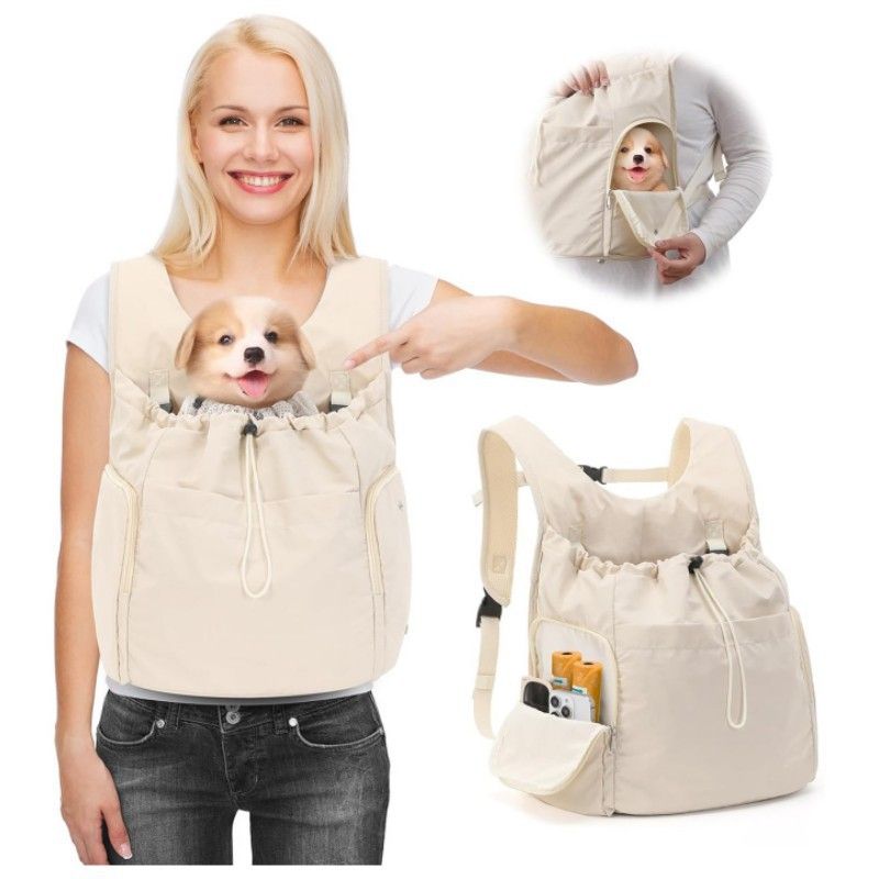 Pet Travel Cat Front Pack Large Capacity Breathable Portable Dog Carrier Bag_voghion.com