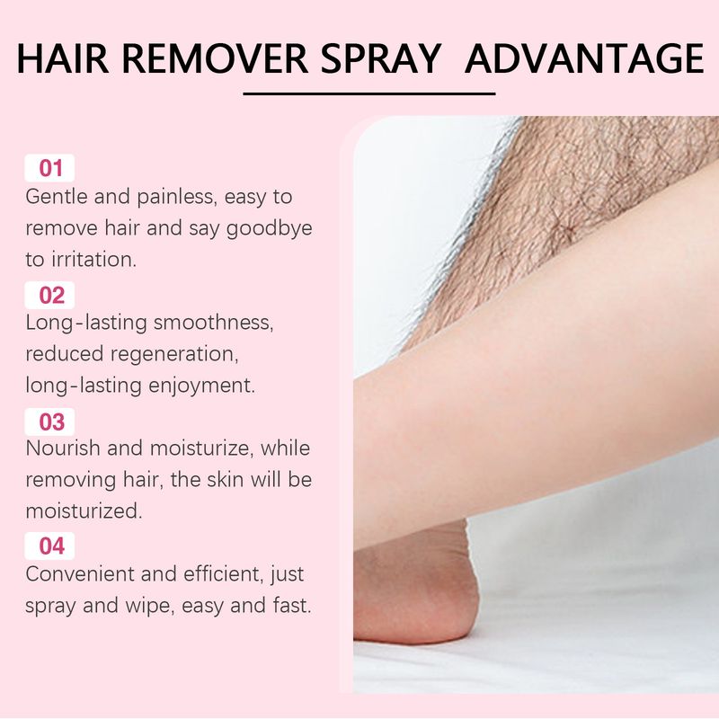 Ķermeņa apmatojuma noņemšanas aerosols, visa ķermeņa paduses, kājas gluda un maiga āda maiga matu noņemšana_voghion.com