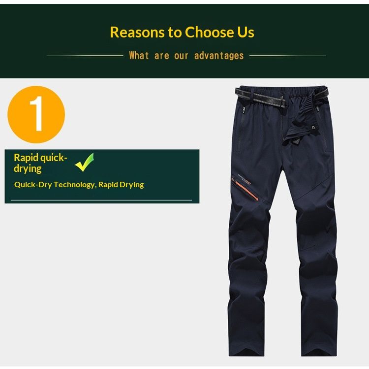 001 Four-Way Stretch Men Outdoor Sports Hiking Women Summer Lightweight Breathable Quick-Dry Pants Couple Cycling Wear_voghion.com