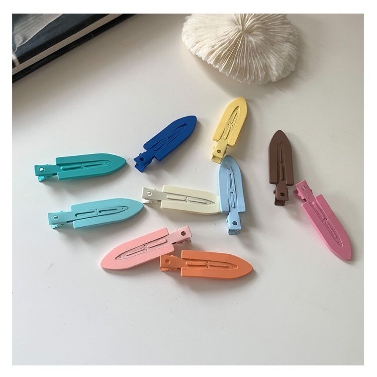 2 komplekti kreemjas meigitüdruku südamekommi värvi õmblusteta juuksetuka klambrid, küljeklambrid_voghion.com