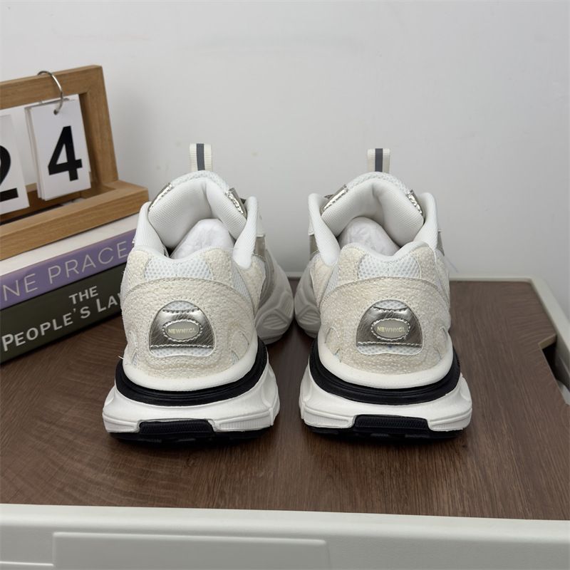 Sneakers casual con suola spessa e rialzo per donna e uomo, primavera-autunno 2024, nuove scarpe stile college_voghion.com