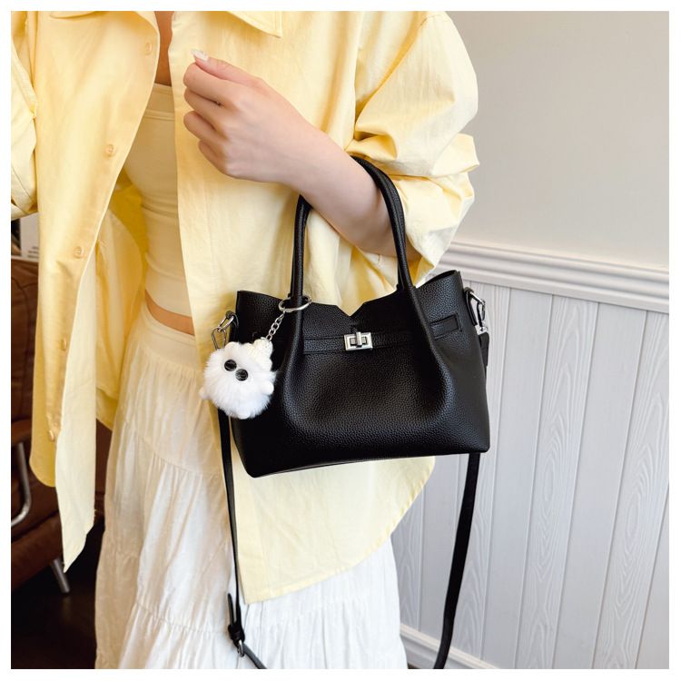 Borsa a secchiello personalizzata alla moda per donna, borsa a tracolla sottobraccio, borsa a mano casual da pendolare_voghion.com