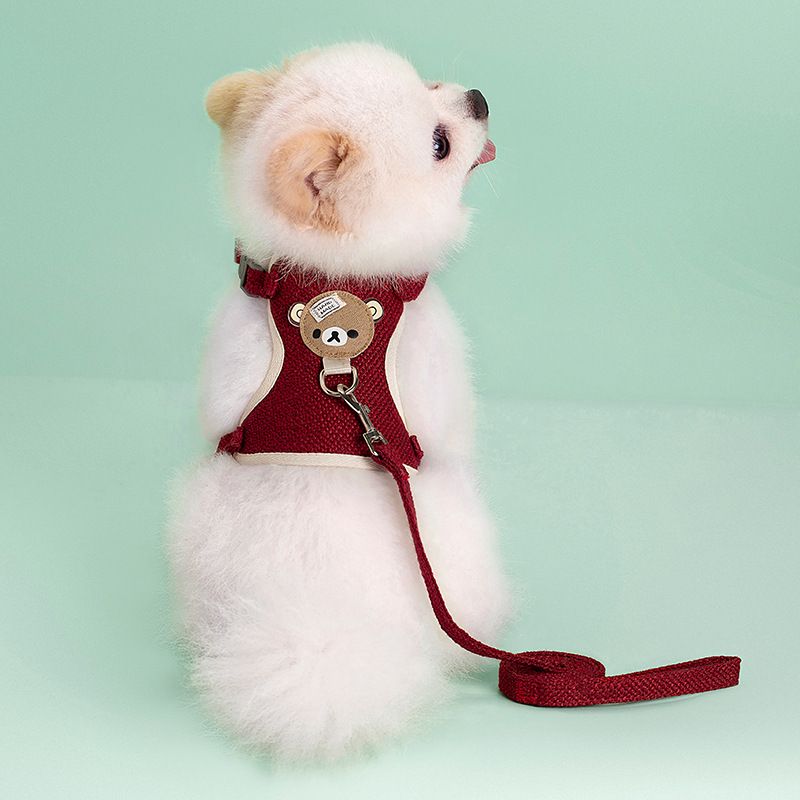 Vest-Style Dog Leash For Teddy, Bichon, Small And Medium Dogs, Cat Harness, Pet Supplies_voghion.com