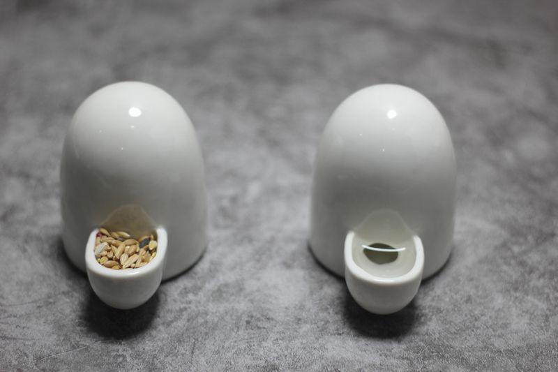Seramik Evcil Hayvan Otomatik Hamster Sessiz Besleme Su Sebili, Mini Kirpi Su Isıtıcısı_voghion.com