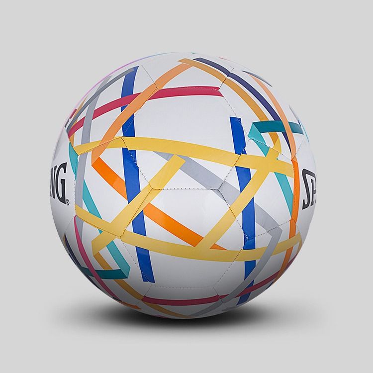 Balón de fútbol Spalding Standard para adultos, para uso general en interiores y exteriores, cosido a máquina, 64-976Y, n.° 5, de TPU_voghion.com