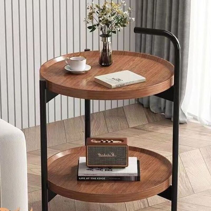 Carrello porta caffè mobile, divano da soggiorno, mini piccolo scaffale portaoggetti per la casa, tavolo da balcone con ruote, stile nordico_voghion.com