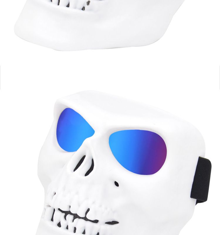 New Motorcycle Off road Windshield Skull Head Mask Riding Glasses Sandproof Goggles_voghion.com