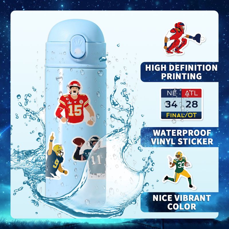 100 stuks klassieke voetbalactiestickers Nieuwe graffitistickers van voetballers_voghion.com