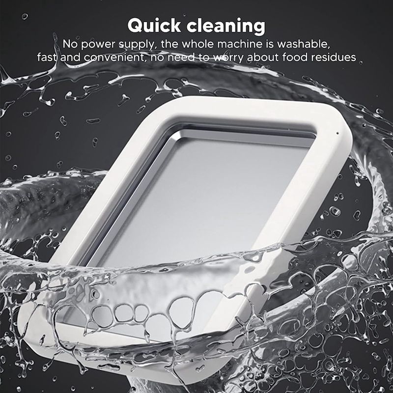 Edelstahl Haushaltscreme Maker Platte Gebratener Joghurt Hine Pan DIY Mini Eiswürfelschale_voghion.com