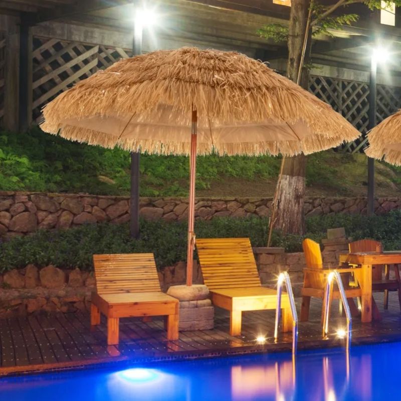 Feet Tiki Adjustable Tilt Portable Beach With Umbrella 6.5 Thatched_voghion.com