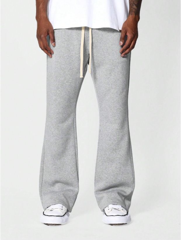 Herenkleding Wijde pijpen Broeken Joggingbroeken Losse sport Effen kleur Veelzijdige casual Joggingbroeken_voghion.com