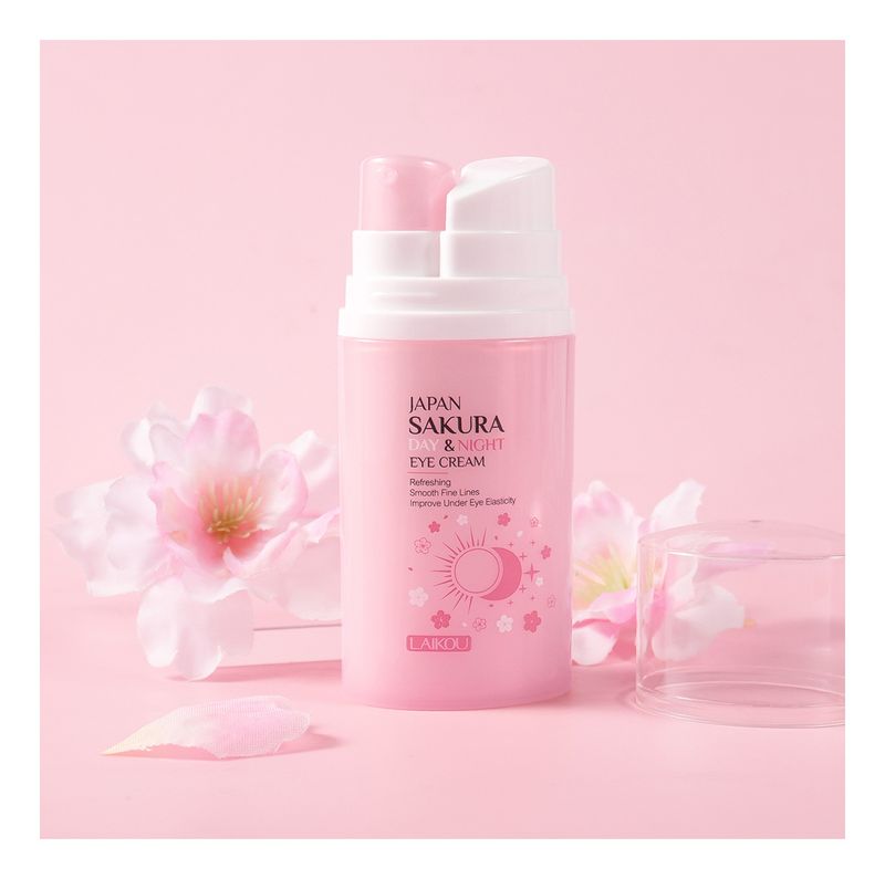 LAIKOU Sakura Dag an Nuecht Aencrème 20g Hydratiséierend Feuchtigkeitsspendend Aenhaut_voghion.com