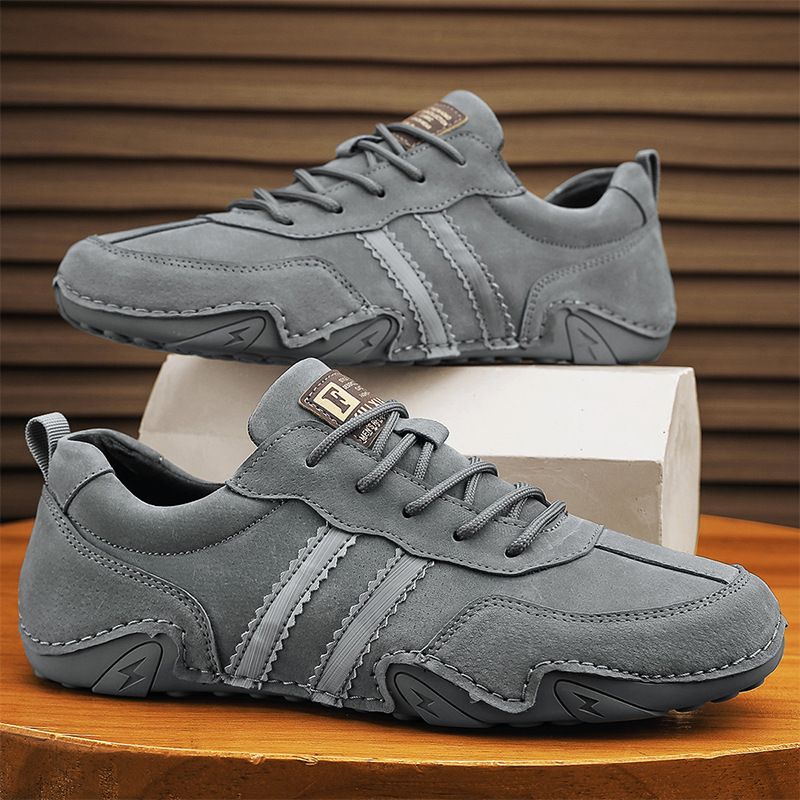 Bean Autumn British Trendy Casual Men, Soft Leather Octopus Driving Shoes for Men_voghion.com