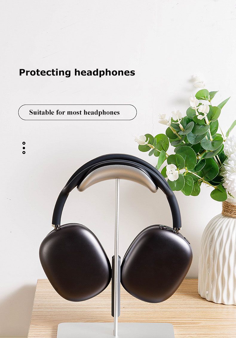 Aluminum Alloy Headphone Stand Detachable Auto-Sleep Headset Holder Display Shelf For AirPods Max With Anti-Slip_voghion.com