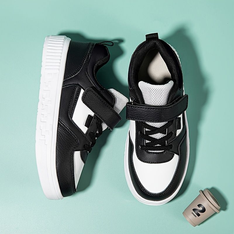 Lässige Low-Top-Skateboardschuhe für Jungen, bequeme, rutschfeste Sneakers für alle Jahreszeiten_voghion.com
