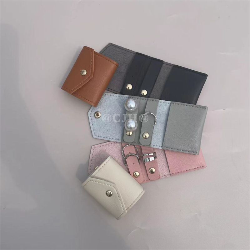 PU lederen mini-sieradentasje, zilvergoud, kleine opbergtas, Palm kleine sieradentasje_voghion.com