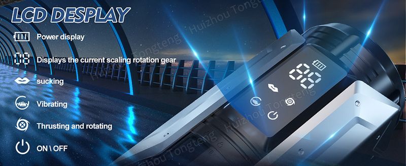 APP LED Automatic Male Masturbator Cup 7 Sucking Rotating Licking Thusting Modes Pocket Pussy Stroker Blowjob Sex Toys_voghion.com