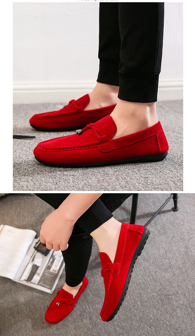 Herrskor Herrmockasiner Slip-on Trendiga slip-on skor för män Alla matchande lata skor Casual koreansk stil Heta rea_voghion.com