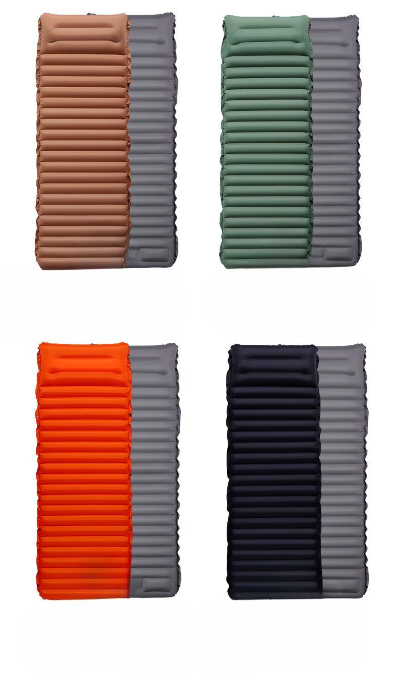 Single Inflatable Pillow Tent Camping Moisture-Proof Home Use Thickened Nap Outdoor Air Mattress Floor Mat_voghion.com