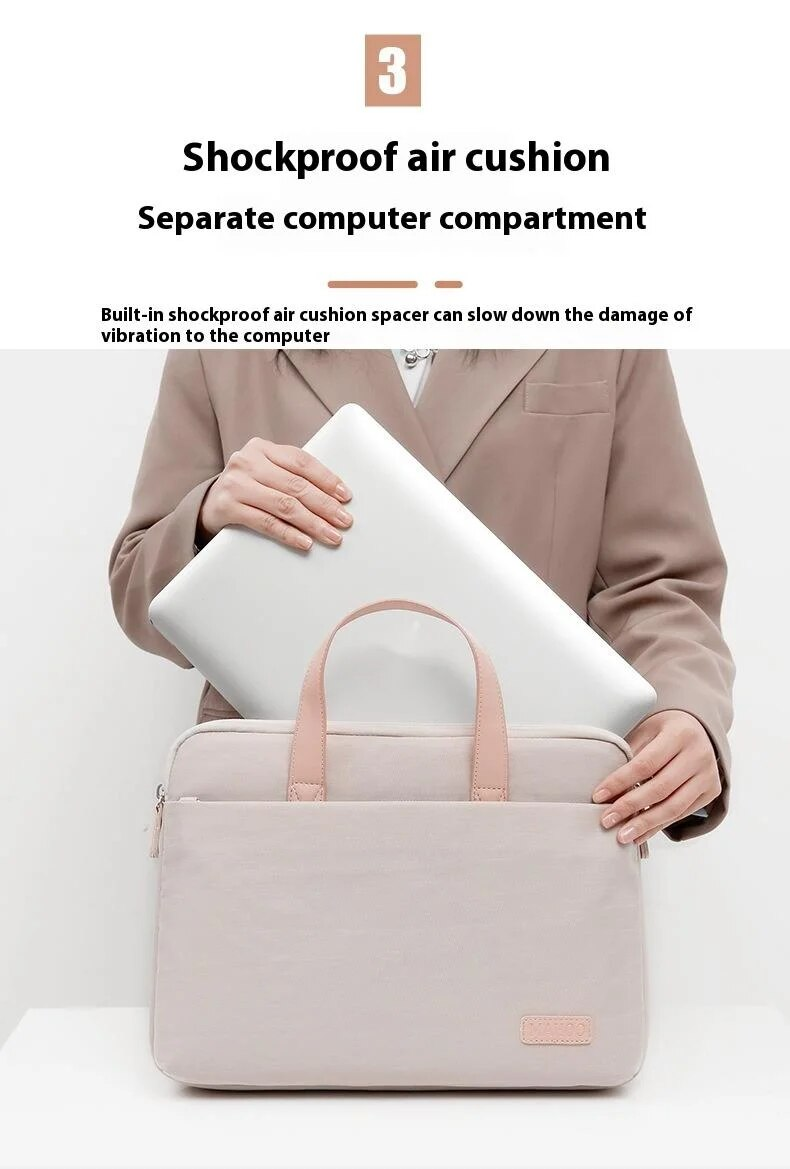 Laptop Bag 2024 New Product Launch Top Quality Business Double-layer Zipper Portable Document Bag Briefcase Office Meeting Information Bag_voghion.com