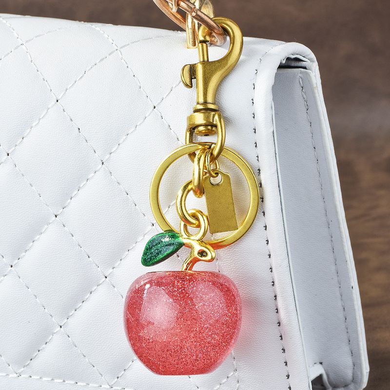 Borsa portachiavi a forma di frutta, ciondolo alla moda, portachiavi, accessori personalizzati_voghion.com
