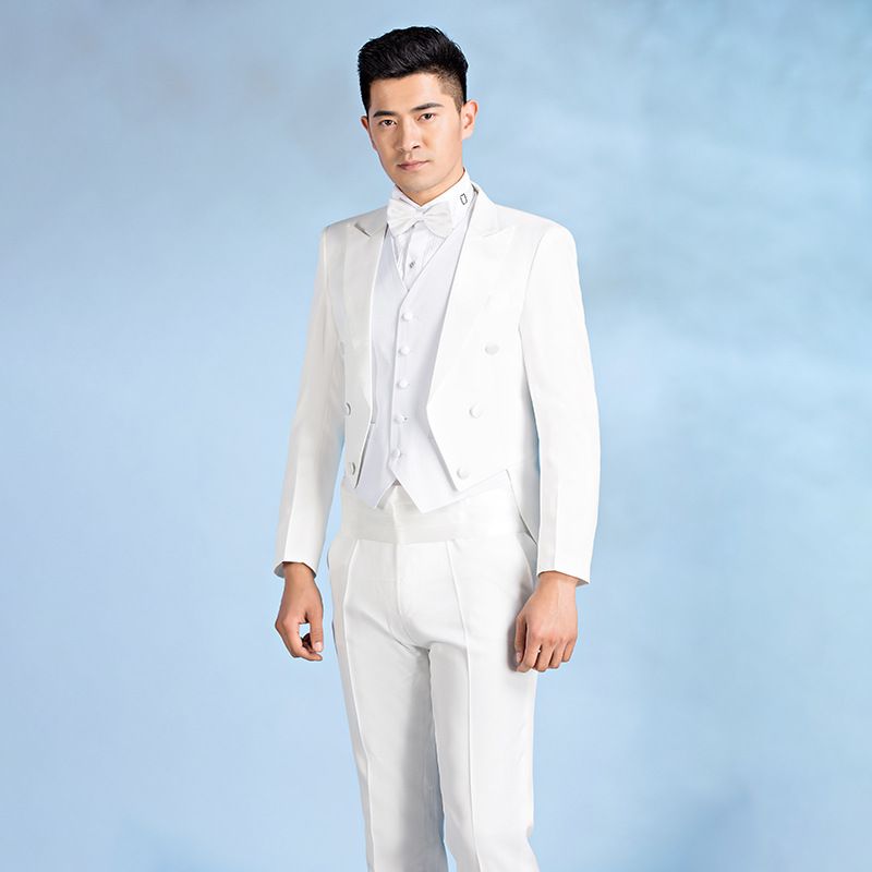 CT Classic Youth Art Exam Vocal Graduation Suit Slim Fit Blazer Set Men Choir Performance Outfit_voghion.com