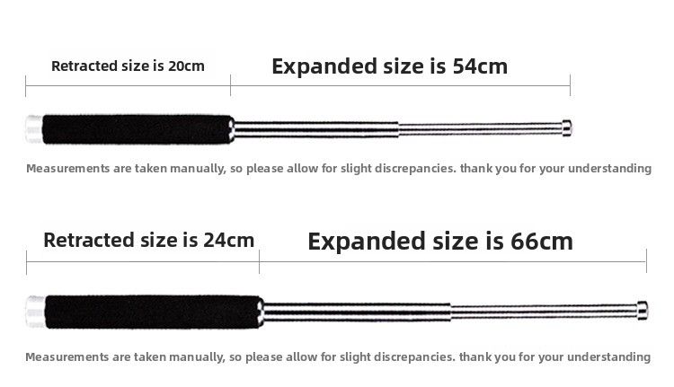 Wybijak szyb samochodowych Hummer z litego stopu wolframu i manganu, trzyczęściowy, teleskopowy, montowany w samochodzie, do pieszych wędrówek_voghion.com