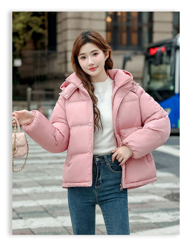 Nuovo studente giacca corta in piumino edizione coreana 2024 cappotto da donna in cotone invernale spesso e largo_voghion.com