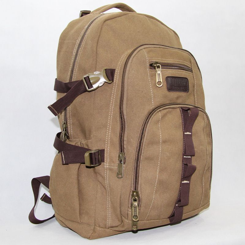 LazyZoom Herren Canvas Outdoor Casual Wanderrucksack Koreanischer Stil Reise Laptoptasche Lijiebao_voghion.com