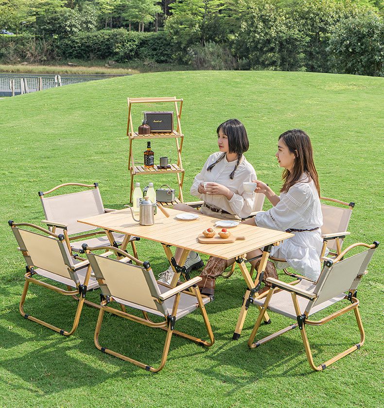 Kermit Outdoor Portable Folding Lightweight Camping Gear Picnic Fishing Stool With Backrest Beach Chair_voghion.com