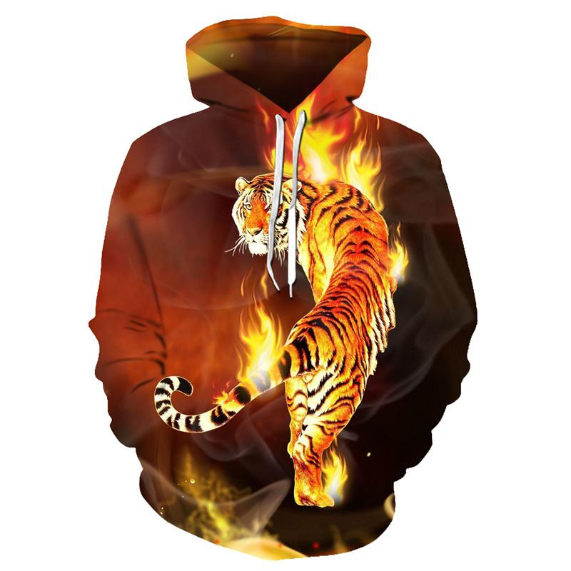 2020 Nuovo colorato Flame Hoodie 3d Felpa Uomo/Donna Con Cappuccio Autunno E Inverno Cappotto Uomo Abbigliamento Divertente Giacca Nera_voghion.com