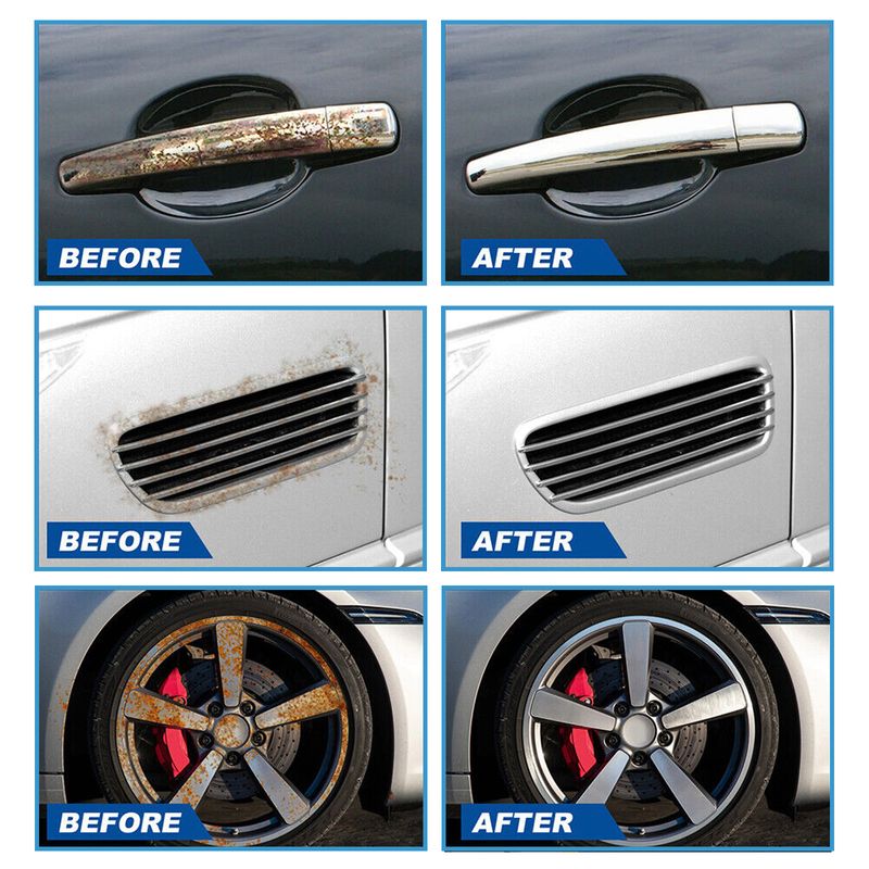 Homonth Iron Powder Remover, Rust Remover For Car Painted Tire Polishing Decontamination And Rust Remover_voghion.com
