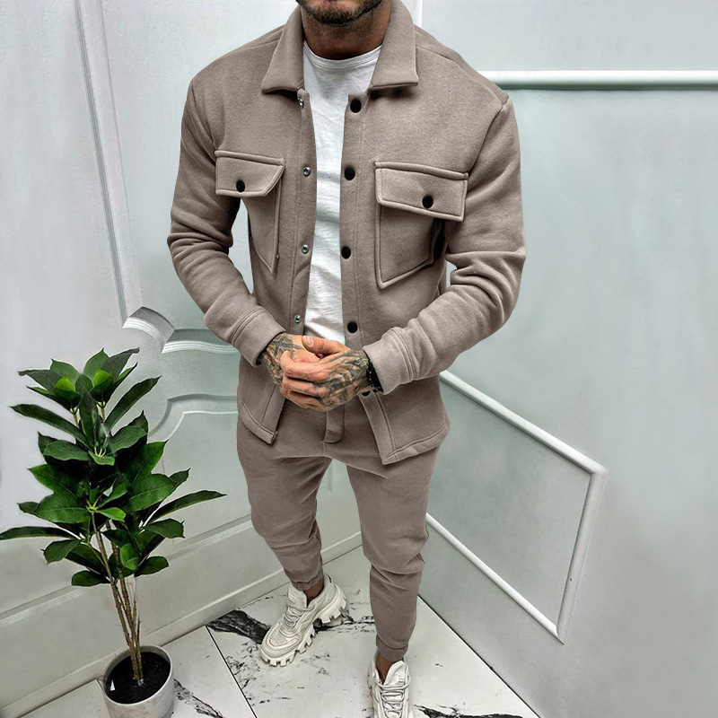 2024 Herbst/Winter Neue Taste Wildleder Mode Casual herren Set_voghion.com